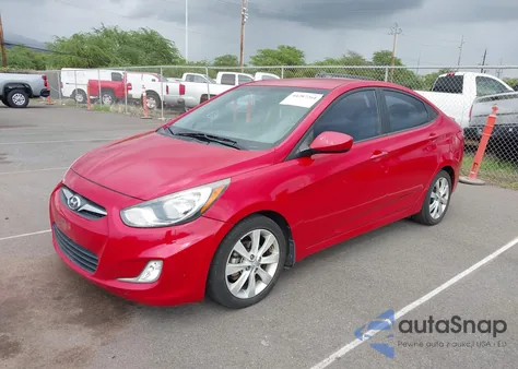 2013 Hyundai Accent Gls z USA, uszkodzony, nr VIN KMHCU4AE9DU320110